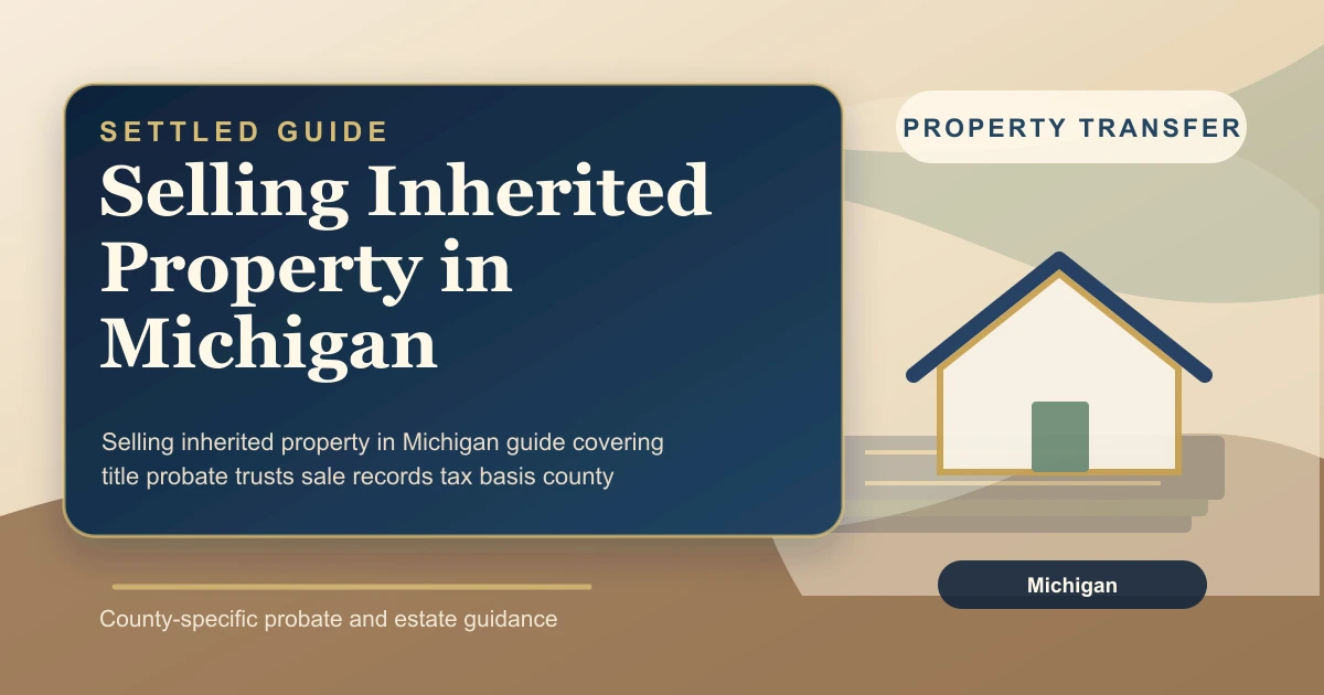 Selling Inherited Property in Michigan