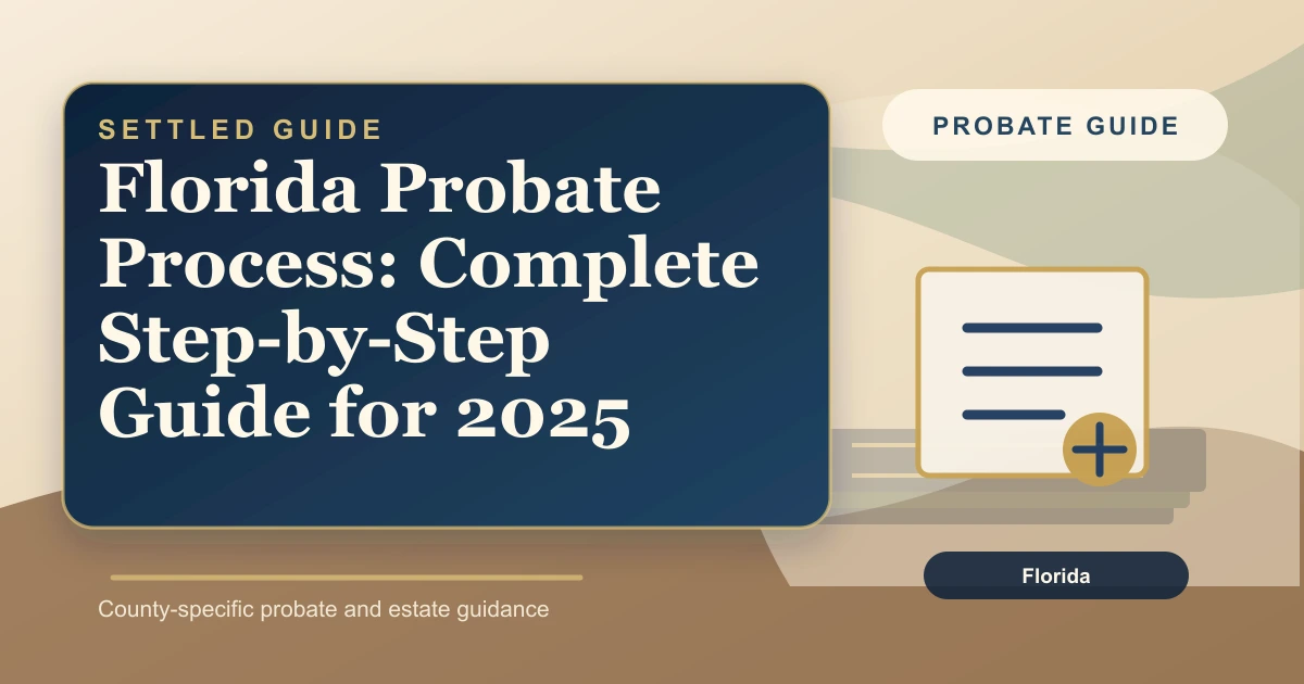 Florida Probate Process: Complete Step-by-Step Guide for 2025