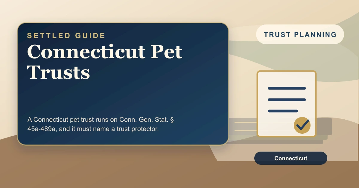 Connecticut Pet Trusts