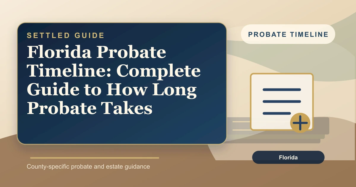 Florida Probate Timeline: Complete Guide to How Long Probate Takes