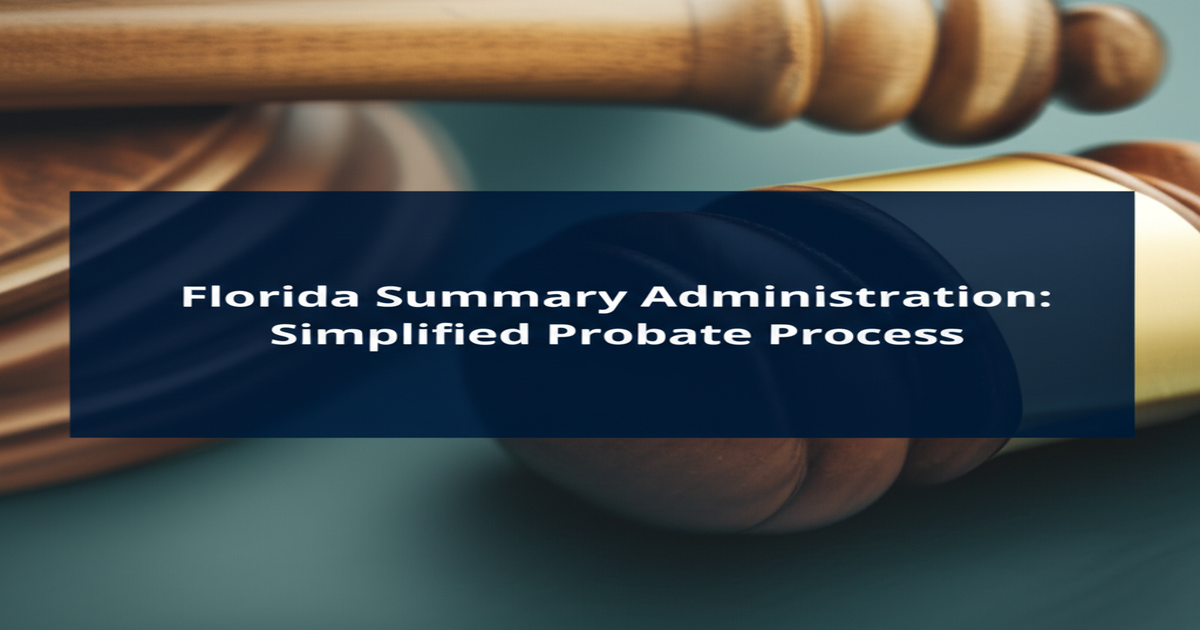 Florida Summary Administration
