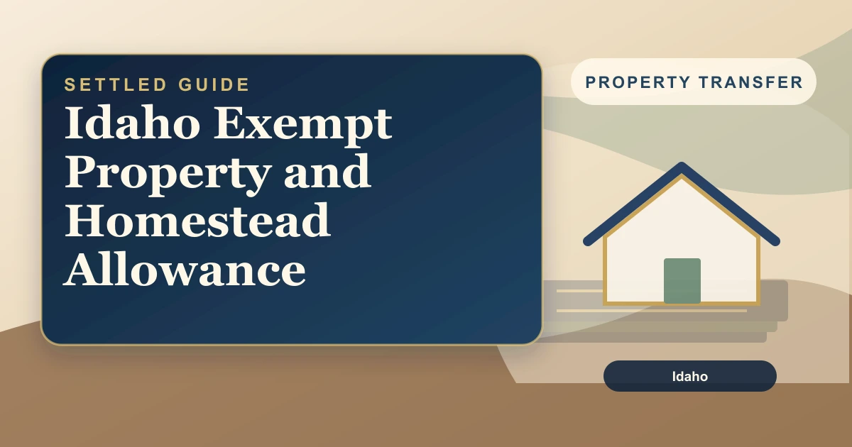 Idaho Exempt Property and Homestead Allowance