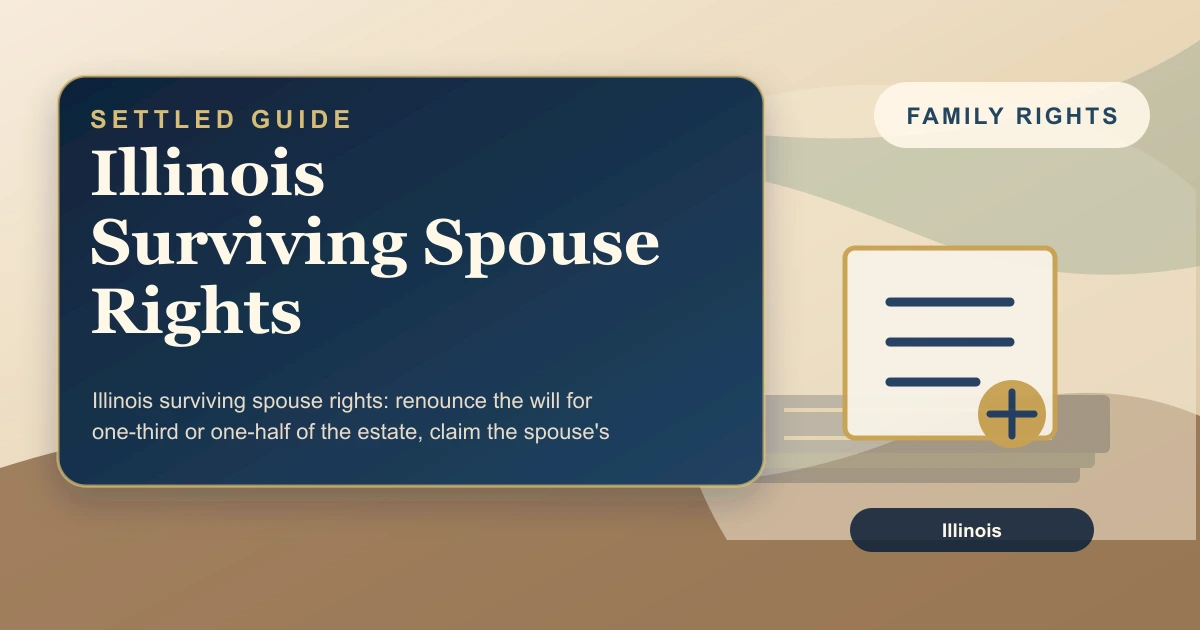 Illinois Surviving Spouse Rights