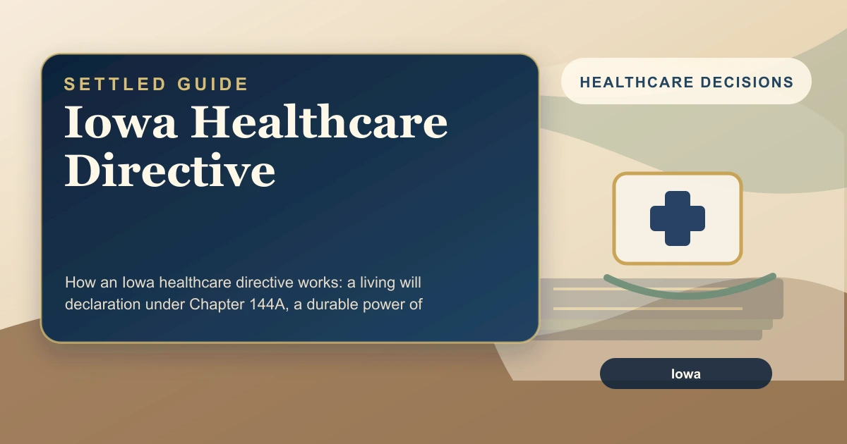 Iowa Healthcare Directive