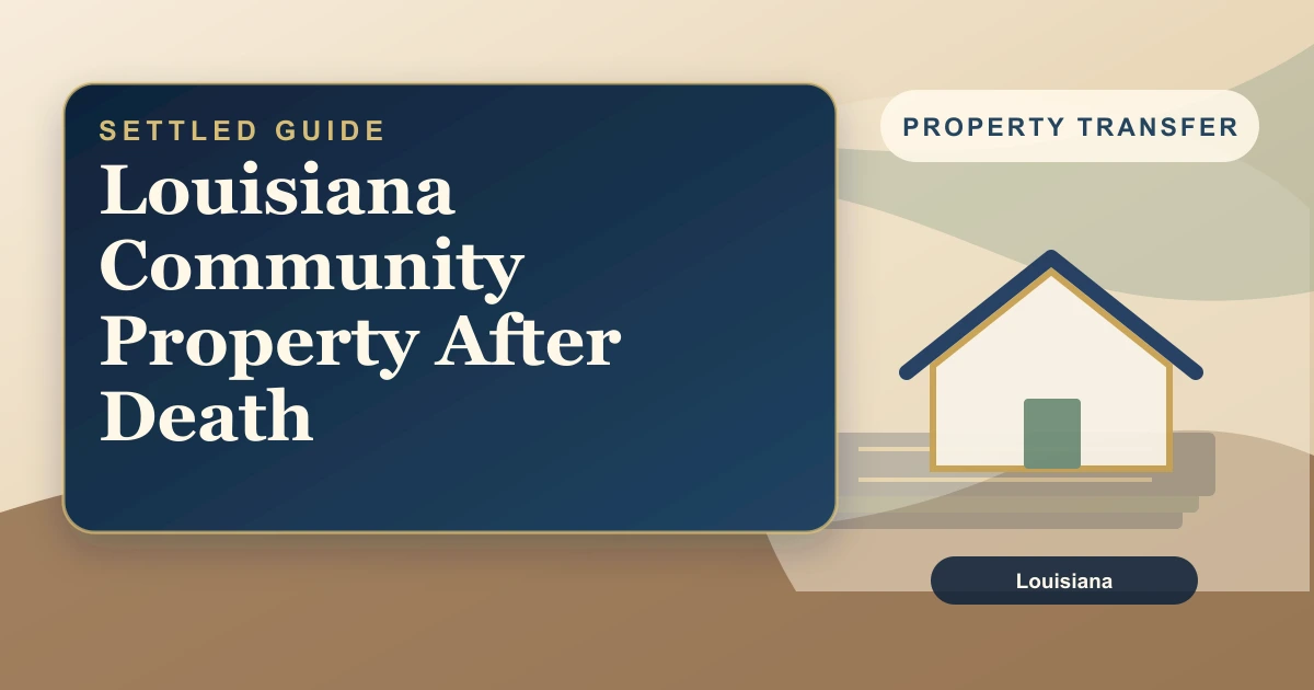 Louisiana Community Property After Death