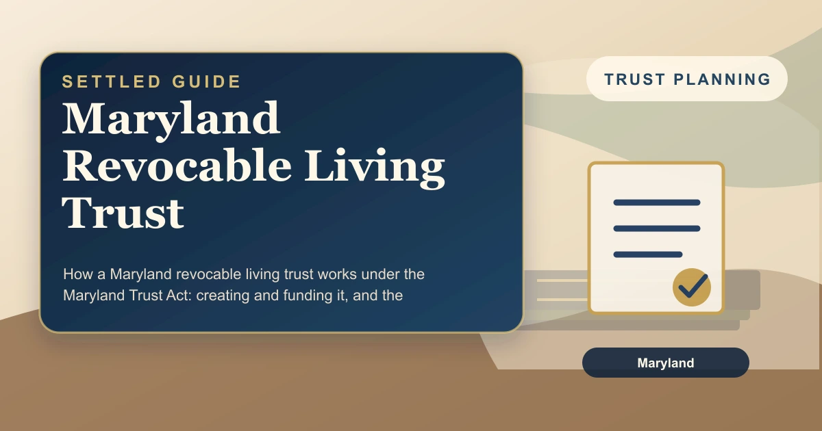 Maryland Revocable Living Trust
