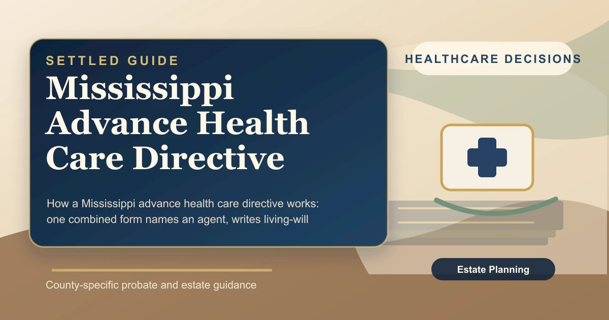 Mississippi Advance Health Care Directive