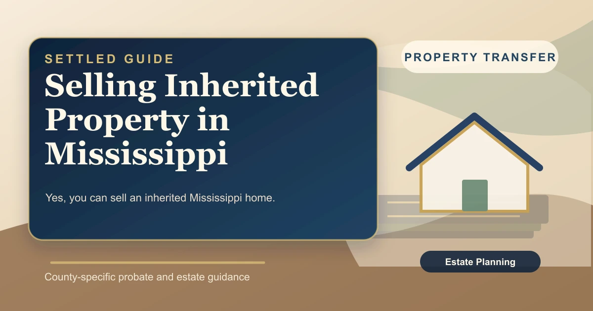 Selling Inherited Property in Mississippi