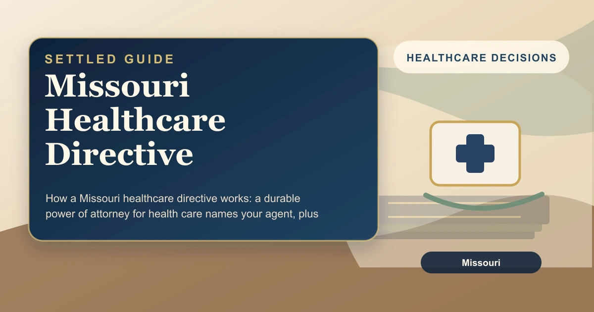 Missouri Healthcare Directive