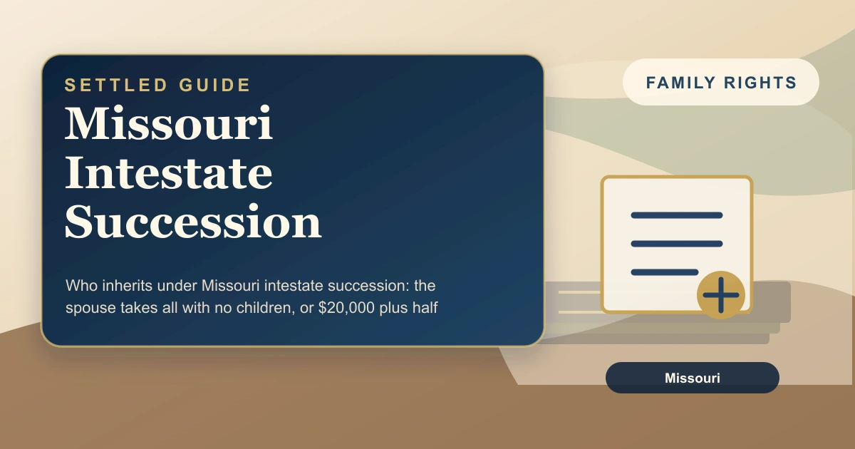 Missouri Intestate Succession