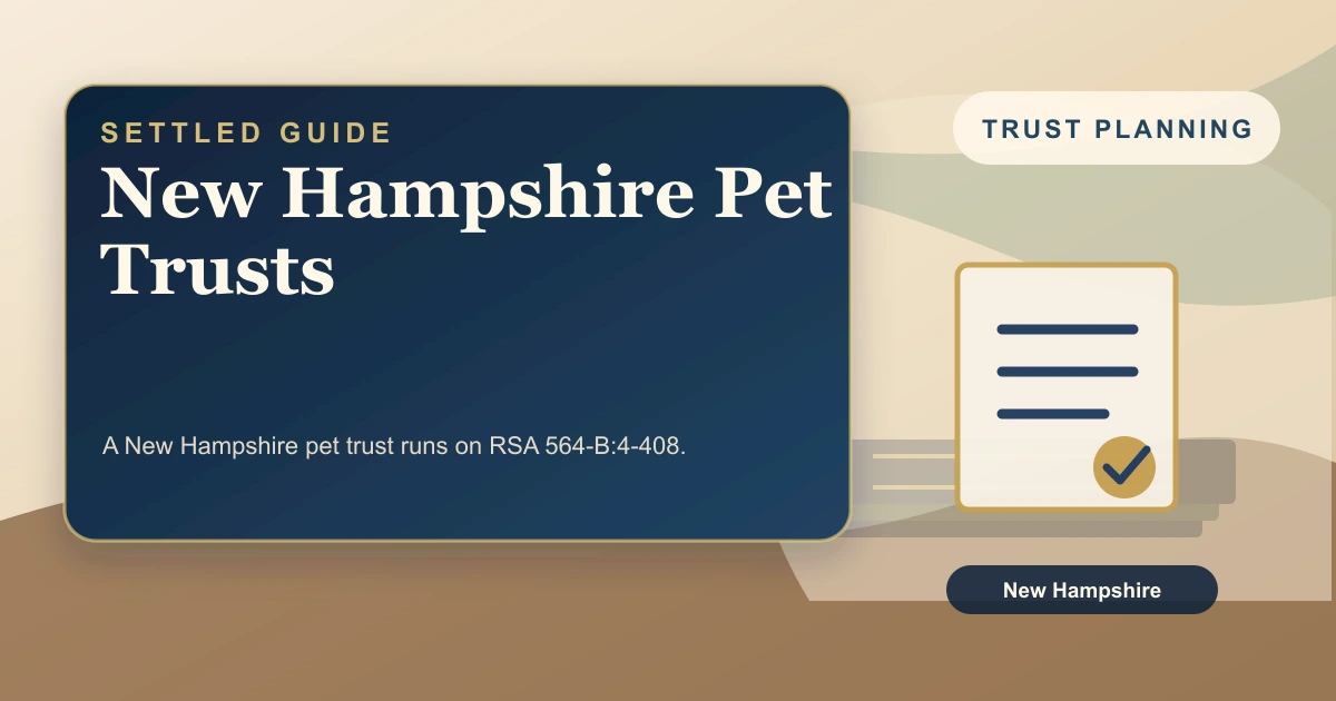 New Hampshire Pet Trusts