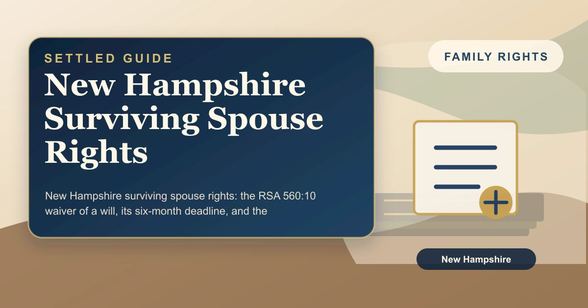 New Hampshire Surviving Spouse Rights