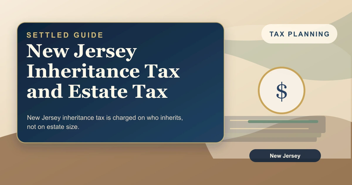 New Jersey Inheritance Tax and Estate Tax