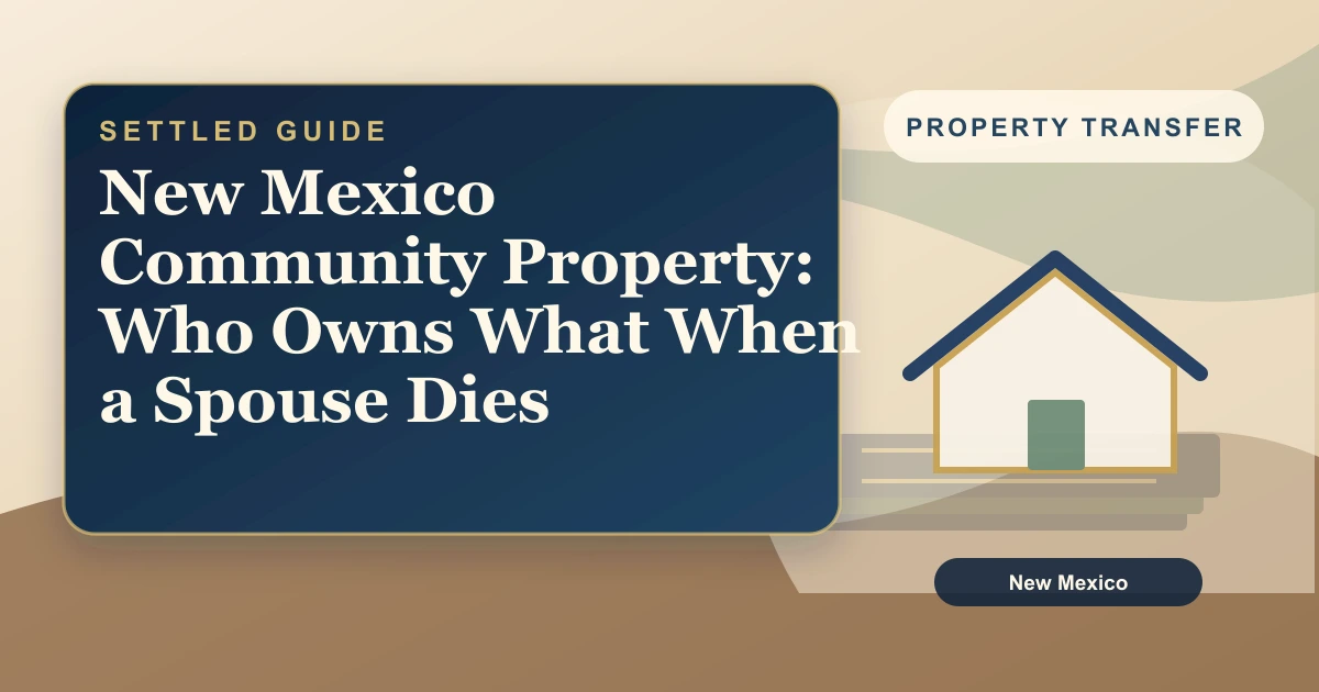 New Mexico Community Property: Who Owns What When a Spouse Dies
