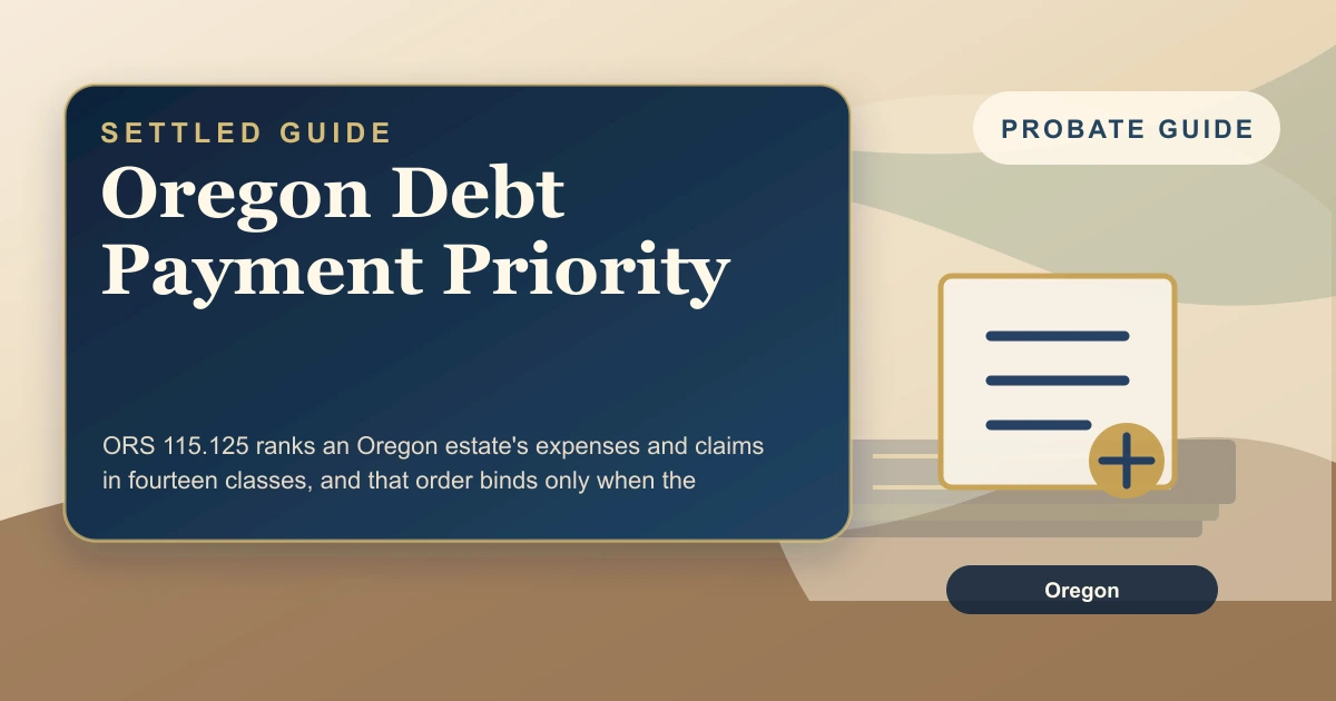 Oregon Debt Payment Priority