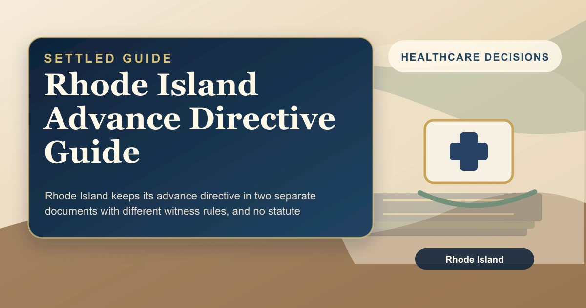 Rhode Island Advance Directive Guide