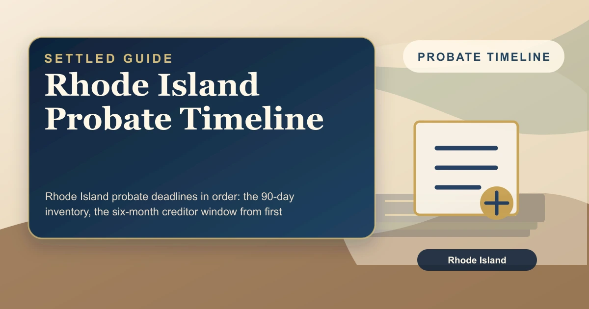 Rhode Island Probate Timeline