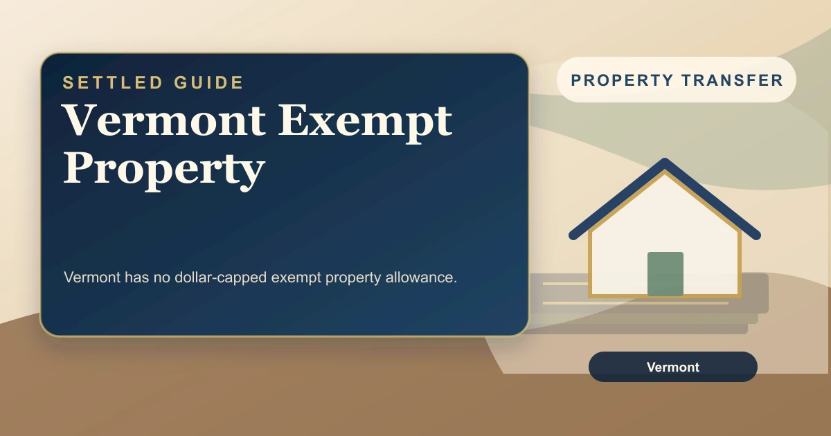 Vermont Exempt Property