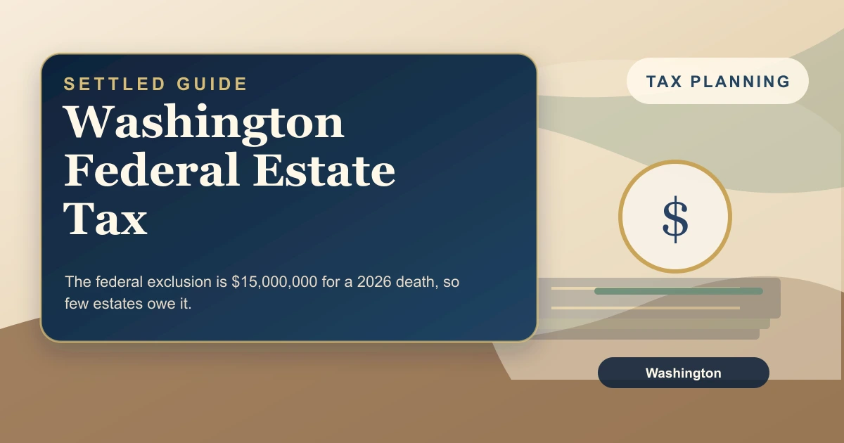 Washington Federal Estate Tax