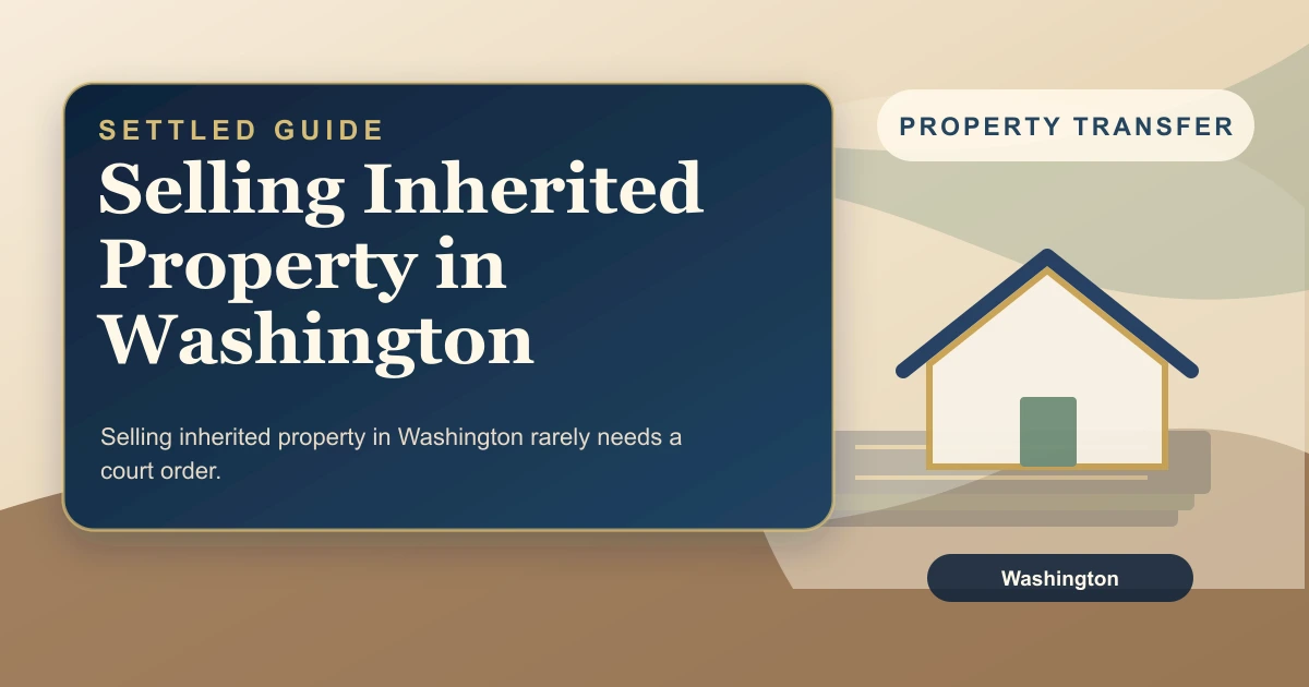 Selling Inherited Property in Washington