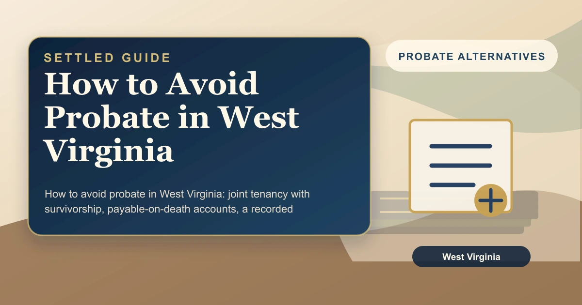 How to Avoid Probate in West Virginia