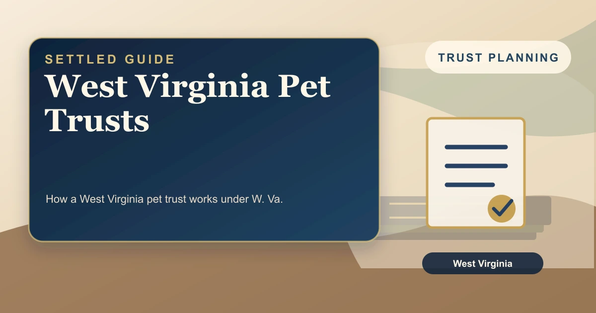 West Virginia Pet Trusts
