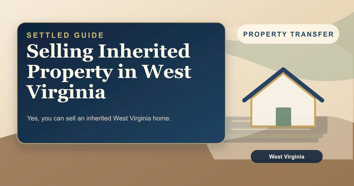 Selling Inherited Property in West Virginia