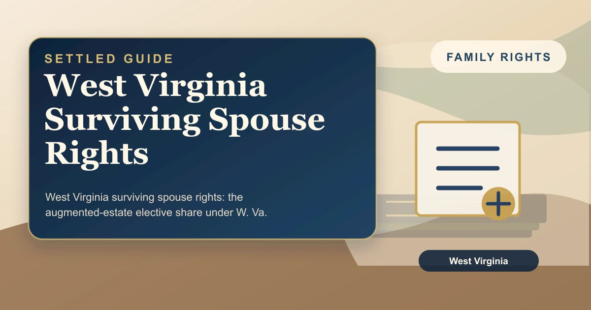 West Virginia Surviving Spouse Rights