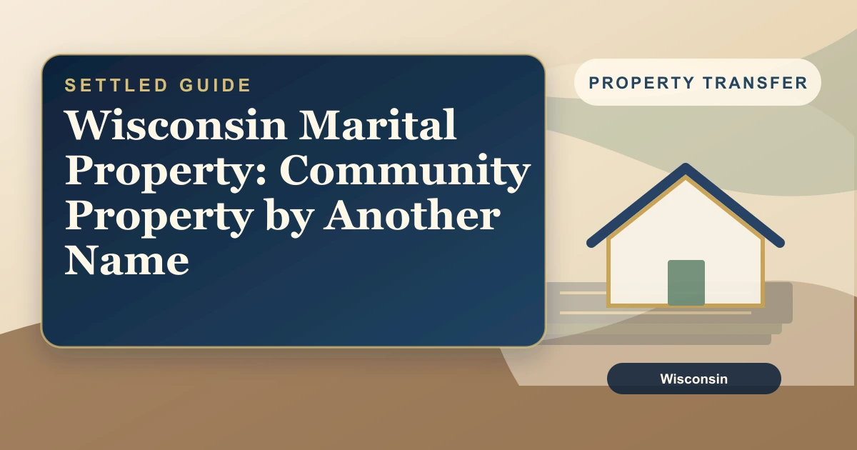 Wisconsin Marital Property: Community Property by Another Name