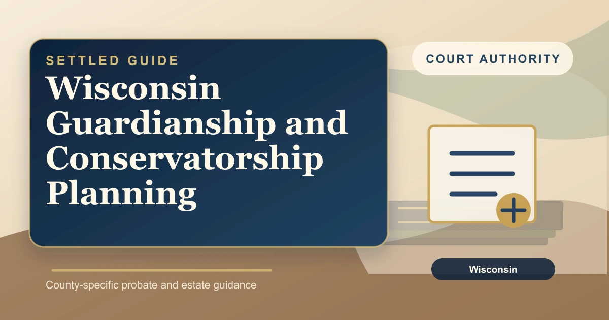 Wisconsin Guardianship and Conservatorship Planning